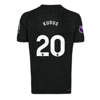 Billige Fotballdrakt Tottenham Hotspur Mohammed Kudus #20 Replika Bortedrakt 2025-26 Kortermet